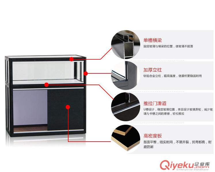 找展覽器材就找邦威專業(yè)提供的鋁合金玻璃精品展柜原始圖片3