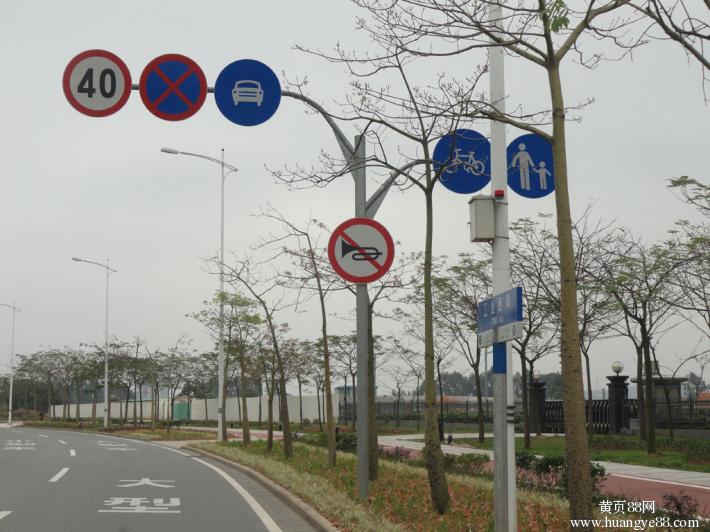 供應東莞交通標志牌桿 深圳道路交通標志牌桿 廣州交通信號燈標志桿