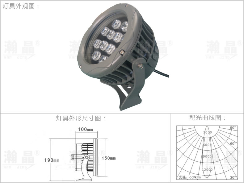 30W135ALED投光燈