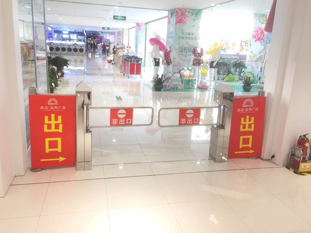 超市進出感應門超市感應門原始圖片3