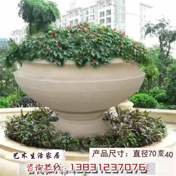 歐式復(fù)古花體創(chuàng)業(yè)|纖維樹脂花盆量身定制原始圖片3