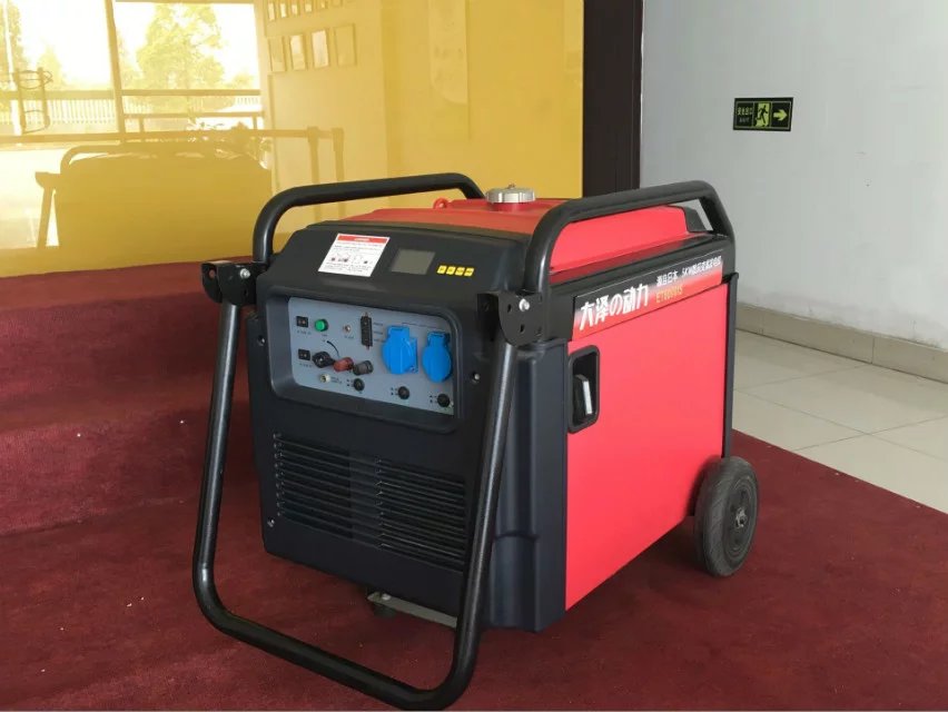 便捷式數(shù)碼5千瓦發(fā)電機組原始圖片3