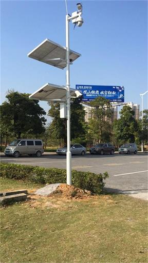 太陽能4G視頻監控系統語音電子桿