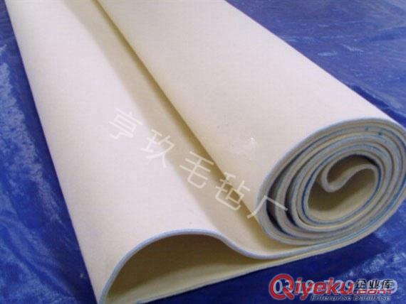 工業吸油羊毛氈高密度細白毛氈1米*1米厚12mm耐磨耐高溫防震毛氈原始圖片3