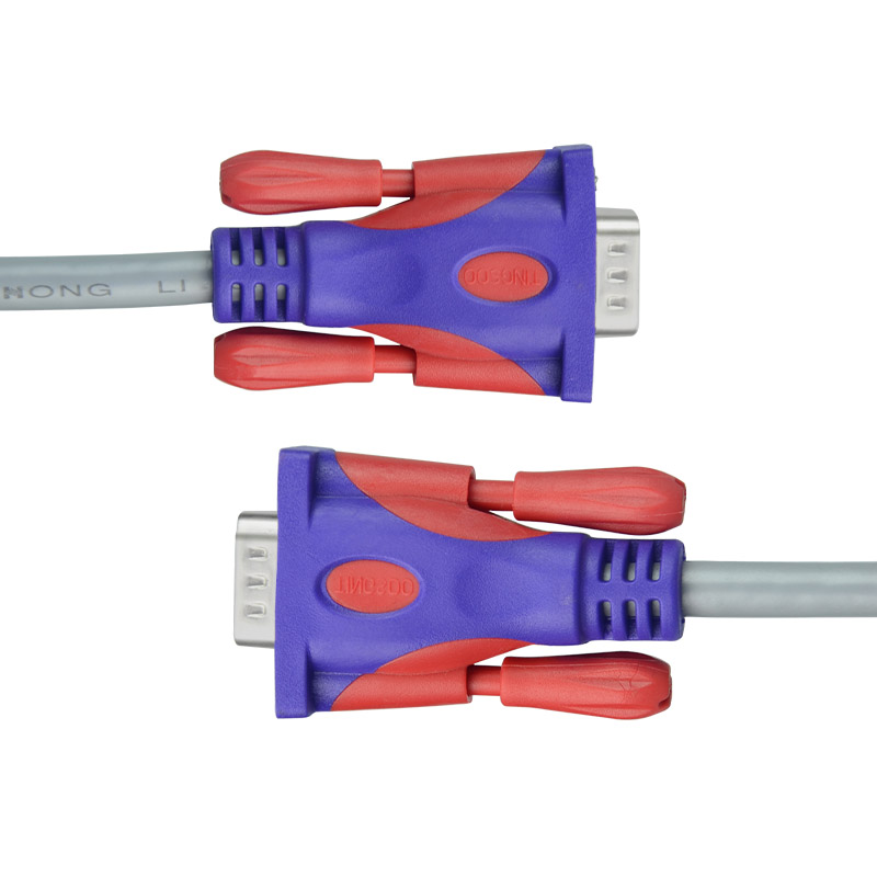 TINGSOO/天索vga 3+6顯示器連接線雙色電視電腦音頻線原始圖片2