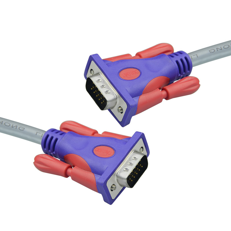 TINGSOO/天索vga 3+6顯示器連接線雙色電視電腦音頻線原始圖片3
