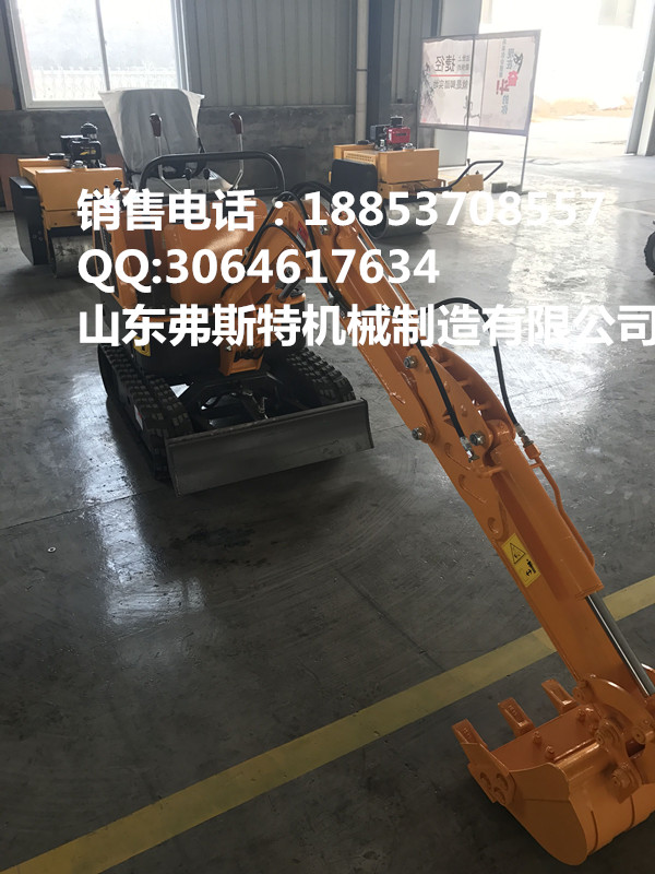 弗斯特小型挖掘機 農用植樹挖坑機 廠家 價格原始圖片2
