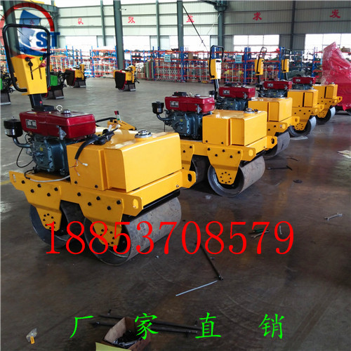手扶式雙鋼輪壓路機廠家直銷助力基礎建設的微型手扶壓路機品牌原始圖片2