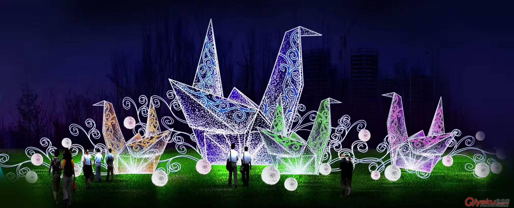 炫彩奇幻LED燈光節出租夢幻燈光展活動案例燈光秀圖片