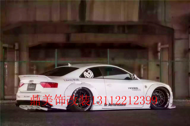 奧迪A5S5兩門四門改裝LB寬體包圍原始圖片3