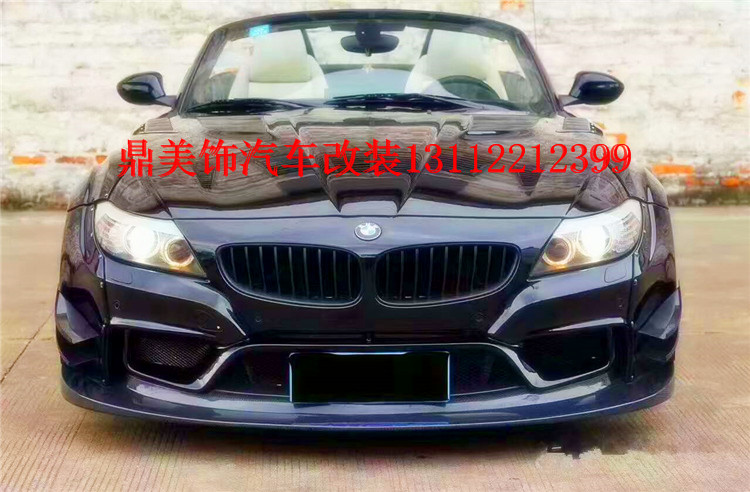 寶馬Z4BMWE89改裝VARIS寬體大包圍GT尾翼寬體輪眉碳纖機蓋排氣原始圖片2