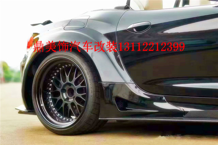 寶馬Z4BMWE89改裝VARIS寬體大包圍GT尾翼寬體輪眉碳纖機蓋排氣原始圖片3