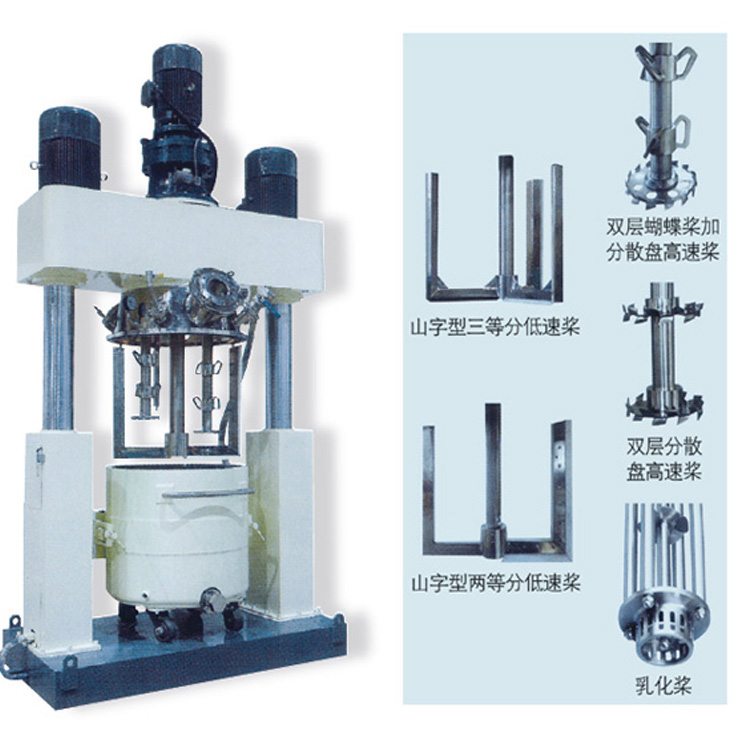 廣東尊峰越泰玻璃膠不銹鋼真空型玻璃膠分散機(jī)廠家定制原始圖片2