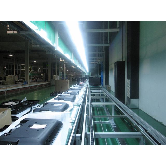Set speed chain assembly line