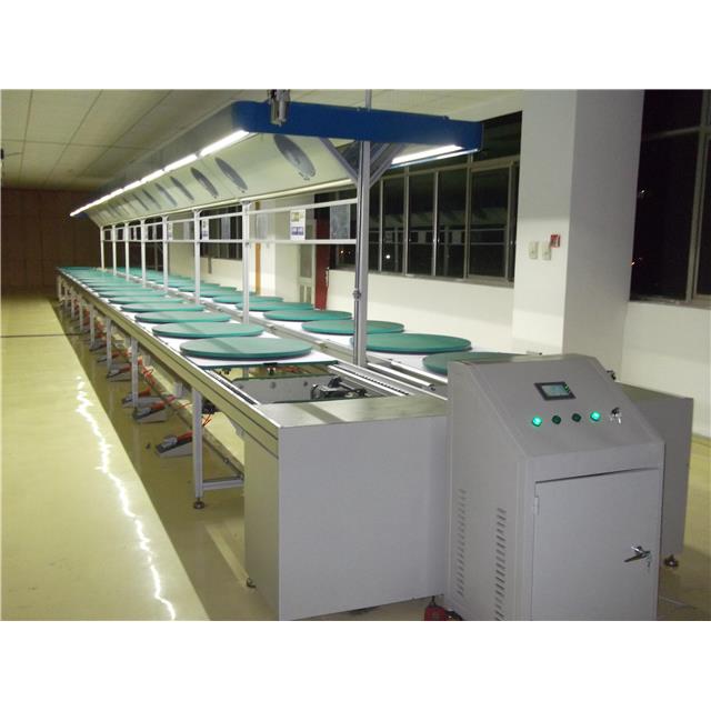 Set speed chain assembly line
