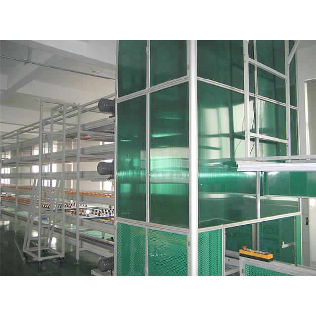 Sun tube aging line
