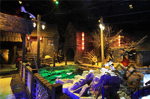 瀘州博物館大型場景、硅膠像定做