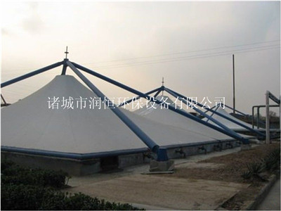 反吊膜污水廠氣體收集蓋  抗腐蝕、抗老化性能強 諸城潤恒專業定制
