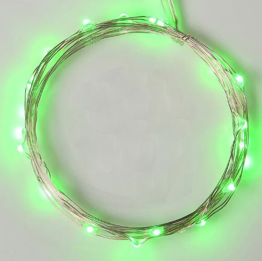 LED閃光電源式銅線燈七彩樹藤燈
