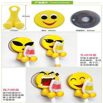 笑臉小人創(chuàng)意冰箱貼吸盤掛鉤 3D仿真造型日韓熱銷產(chǎn)品原始圖片2