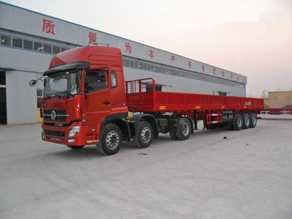 2017年荷塘区低平板半挂车价格实惠