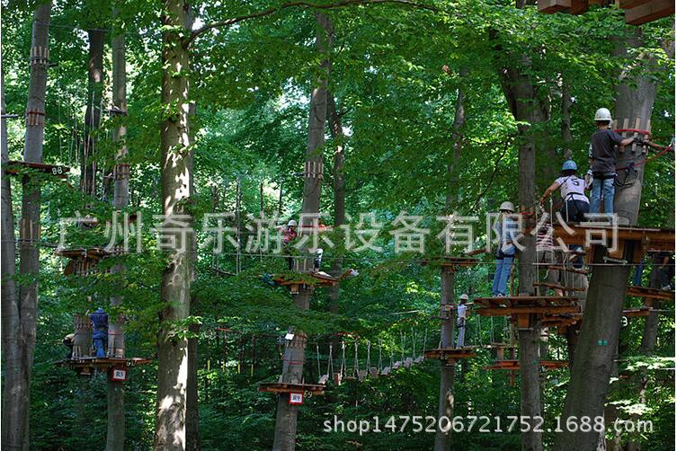 西安大型戶外探險樂園設備生產廠家 叢林探險拓展建造游樂園采購{sx}原始圖片2