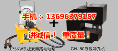 百瑞達 80型角鋼銅鋁排沖孔機  橢圓模具 長孔模具定做