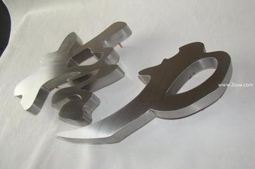 廠家訂制前臺不銹鋼字 招牌金屬字 拉絲不銹鋼字 不銹鋼廣告字原始圖片2