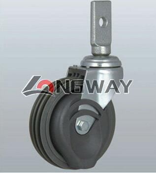 A  Walkway & Escalator Polyurethane Caster,ball bearing 