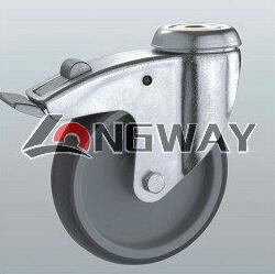 Shopping cart casters, Institutional casters. Medium duty casters