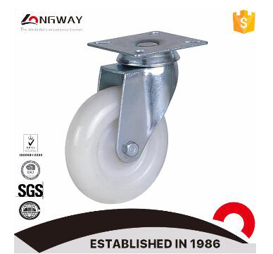 Wholesale price adjustable nylon loose wheel with PP core ball roller caster medical caster wheel