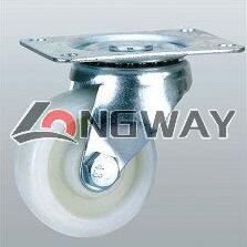 PP caster, Plain bearing Swivel caster for small furniture