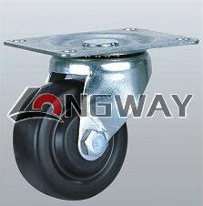 PP caster, Plain bearing Swivel caster for small furniture