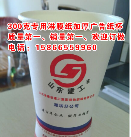壽光北彩包裝一次性廣告紙杯