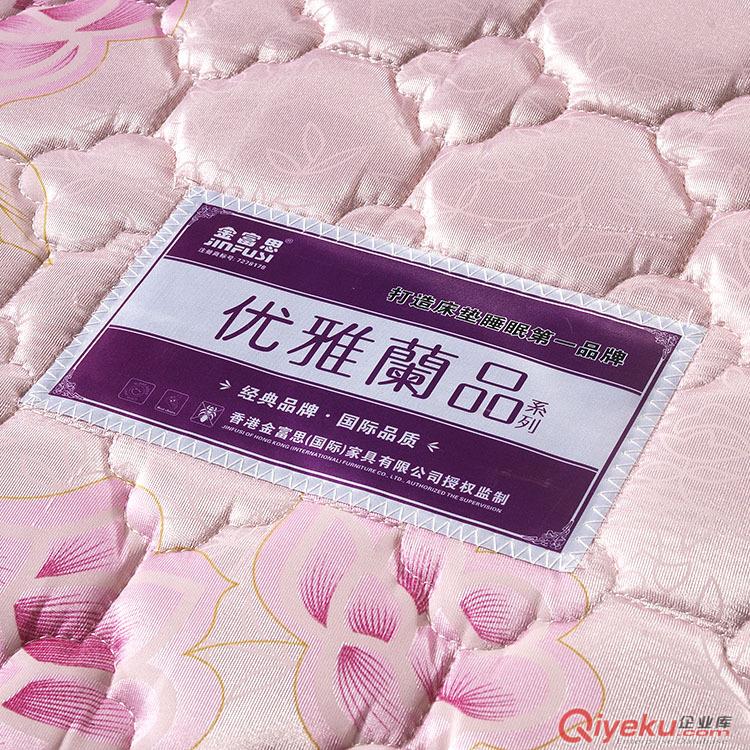 海綿床墊彈簧席夢思1.8米1.5米工廠批發(fā)直銷定做酒店賓館海綿床墊原始圖片3