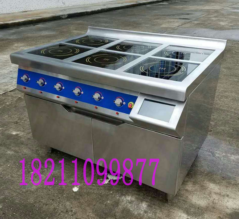 貴州電磁六頭煲仔爐-帶柜/商用電磁灶維修