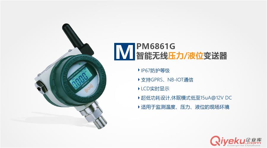 MPM6861G（W）智能無線壓力（液位）變送器