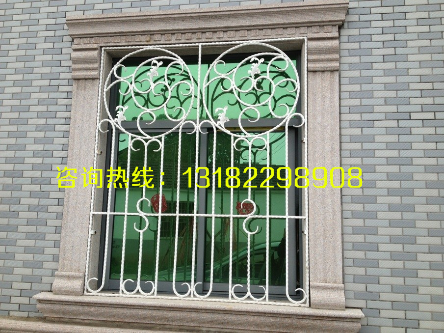 南京上海景觀鐵藝涼亭防盜窗圍欄護欄工程原始圖片2