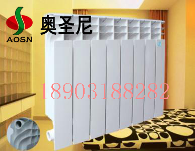 河北廠家生產供應壓鑄鋁雙金屬散熱器UR7002-1200