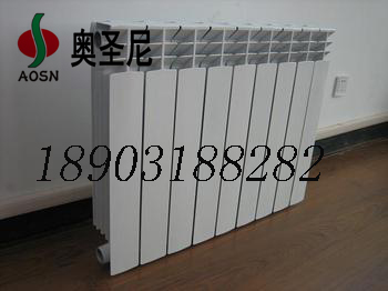 河北廠家生產供應壓鑄鋁雙金屬散熱器UR7003-300