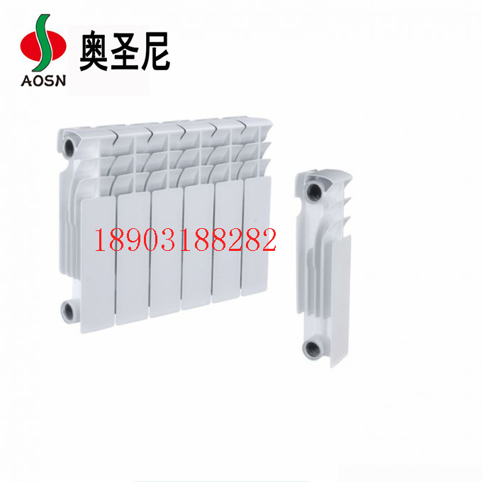 河北廠家生產(chǎn)供應(yīng)壓鑄鋁雙金屬散熱器UR7006-350原始圖片2