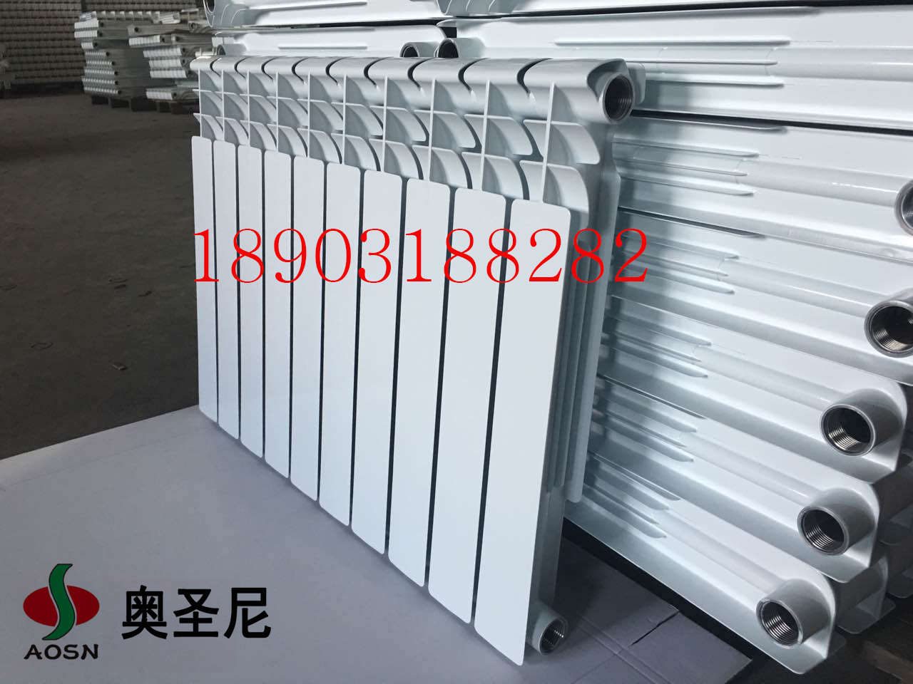河北廠家生產(chǎn)供應(yīng)壓鑄鋁雙金屬散熱器UR7006-300