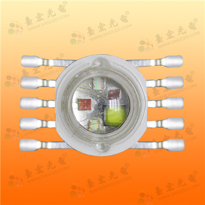 廣東五色大功率LED燈珠WRGBY廠家