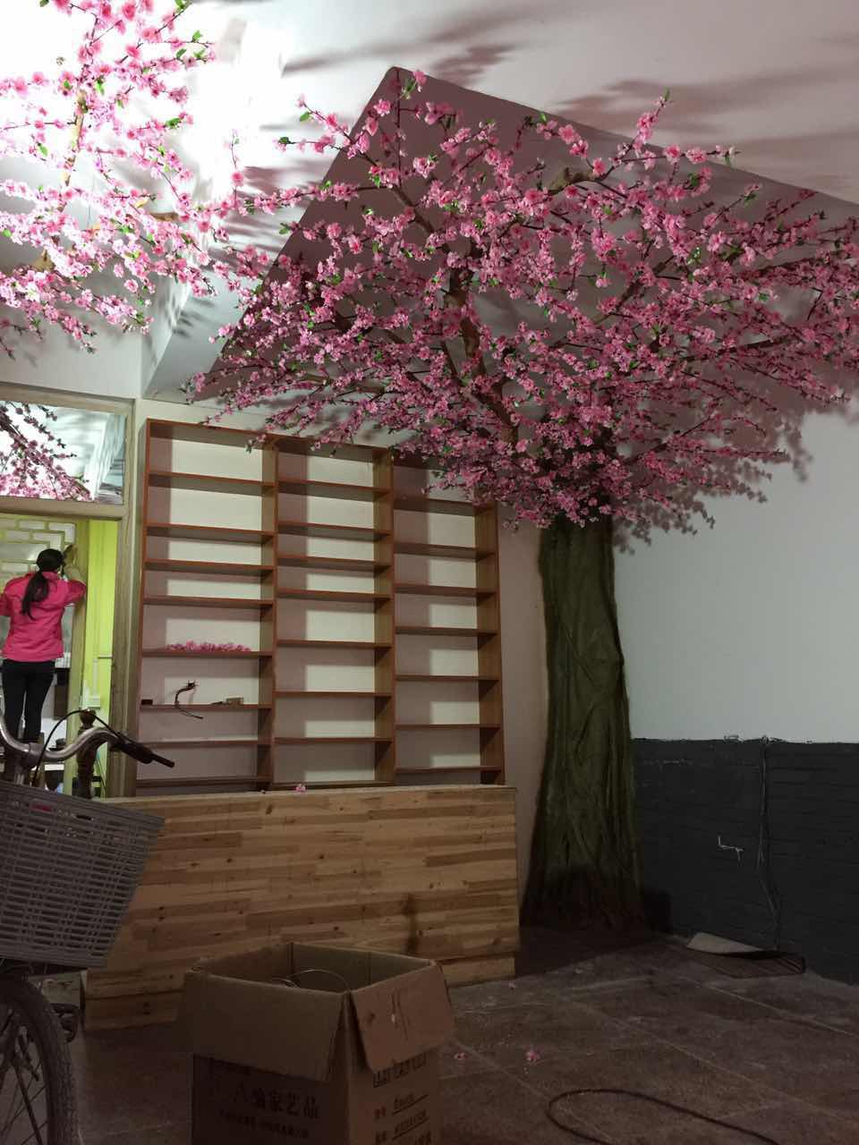 仿真桃花树