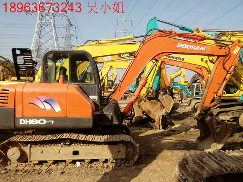 斗山DH80-7二手挖掘機(jī)出售原始圖片3