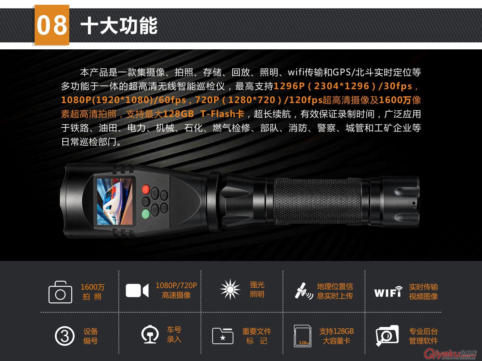 供應深圳強光攝像手電筒