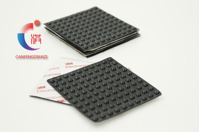 黑色硅膠墊5X2
