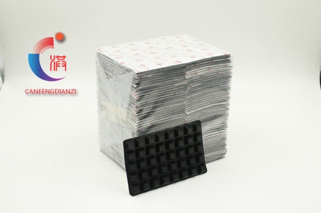 黑色硅膠墊12.7X12.7X3原始圖片3