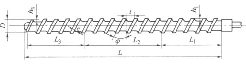 PBT+GF專(zhuān)用螺桿生產(chǎn)廠家、震雄480T注塑機(jī)螺桿∮85