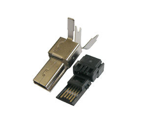 刺破式MINI USB 5P公頭